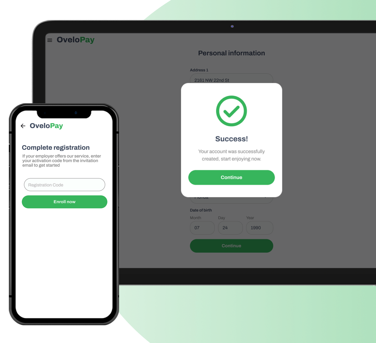 Employer dashboard and employee earned wage access platform